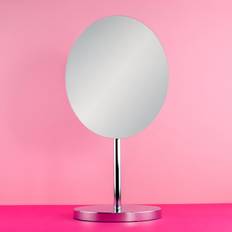 Aroma Home Chrome Oval Shaped Vanity Mirror - Silver
