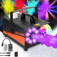 Røykmaskiner Tomtop Jms Automatic Strobe Light Fog Machine 600W Fog Sprayer