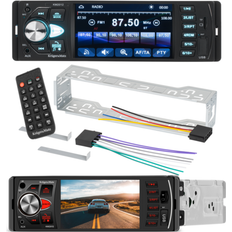 Krüger & Matz Autoradio Bluetooth 4" Aux Rückfahrkamera Buchse 1 Din