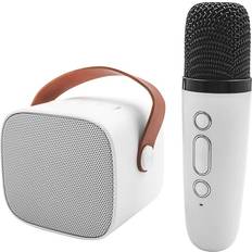SPK2458 Bluetooth Højtaler Med Karaoke Mikrofon Hvid