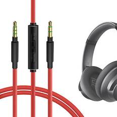 Geekria Audio Cable With Mic For Anker Soundcore Q20i Q45 Life Q30 Q35 4 ft