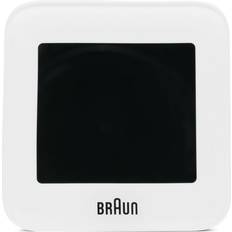 Braun Digital Travel Alarm Clock Unisex One Size White