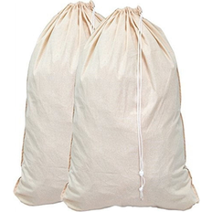 Washing Bags Simple Houseware Extra Large Natural Cotton Laundry Bag - Beige