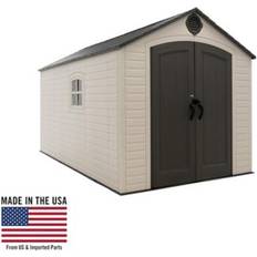 Lifetime 8 Ft x 15 Ft High-Density Polyethylene Outdoor Storage Shed (Building Area )