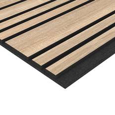 Skivmaterial Lundbergs Akustikpanel Klassisk Barcode Ljus EK 2780x615x20