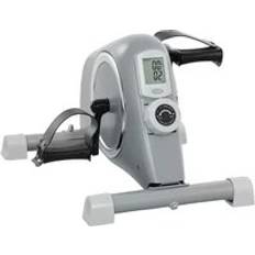 Sportnow Mini Pedal Exercise Bike with 8-Level Quiet Magnetic Resistance LCD Display Grey