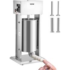VEVOR 304 Vertical Electric Adjustable Speed Stainless Steel Heavy Duty Sausage Filler Meat Stuffer 30LBS/15L