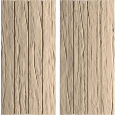Windows Ekena Millwork Rustic Four Board 22 W x 60 H Faux Wood Shutters Timber Window Shutter