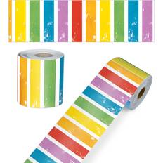 White Bulletin Boards Carson Dellosa All Are Welcome 65 Ft All Are Neighbors Straight Rainbow Bulletin Board Borders