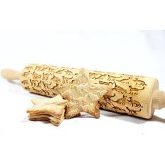 Bakeware Embossed with Horses Pattern 16.9 Inch Rolling Pin