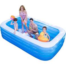 Inflatable Pools Wejoy 180CM Large Swimming Pool Inflatable Bathtub