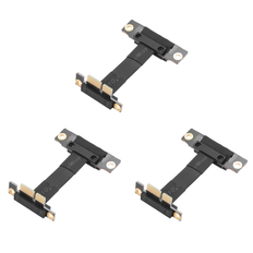 Controller Cards Jojomino 3X PCIe X1 Riser Cable Dual 90 Degree Right Angle PCIe 3.0 to Extension 8Gbps