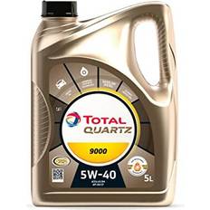 Total 5W40 Engine Quartz 9000 Diesel ACEA A3B4 API SNCF AgeResistance Technology Advanced Synthetic Oil Lubricant Motor Oil 5L