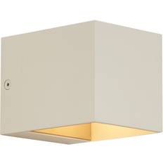 Belysning QAZQA Modern Vägglampa Beige G9 Kvadratisk Väggarmatur