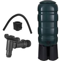 100L Garden Water Butt Set Including Tap with Stand and Filler Kit