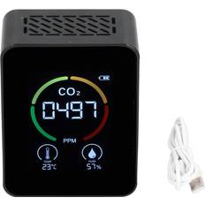 Thermometers & Weather Stations Goolrc CO Detector Digital Thermometer Hygrometer TVOC Formaldehyde Detector