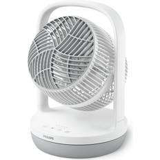 2000 Series White & Grey Desk Fan - 8 Inch
