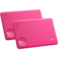 Tile Slim 2Pk Pink Punch Key/Wallet Finder & Tracker