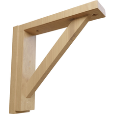Corbels & Brackets Ekena Millwork 2 1/2 W x 10 3/4 D x 10 1/4 H Traditional Shelf Bracket Cherry