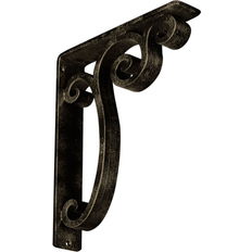 Corbels & Brackets Ekena Millwork 2 W x 10 D x 12 H Avery Wrought Iron Bracket