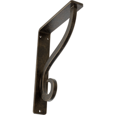 Corbels & Brackets Ekena Millwork 1 1/2 W x 5 1/2 D x 8 H Ashford Single Wrought Iron Bracket