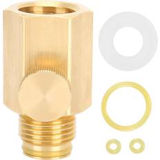 Soft Drink Makers Neoglint Soda Cylinder Adapter Valve with Switch Female Thread TR21-4 to Male Thread G1/2