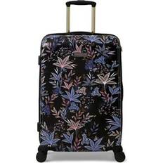 Sara Miller Black Botanic 4-Wheel Medium Trolley Suitcase 54L