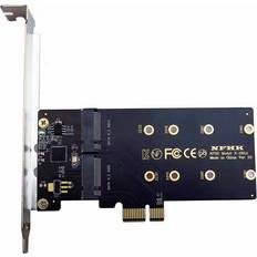 Tauoh PCI-E to M2 Adapter 2 Port M.2 NGFF SATA SSD