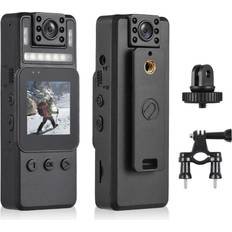 Camcorders Andoer 4K Body Camera with Audio and Video Recording