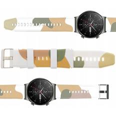 Hurtel Camouflage Silicone Strap Band Bracelet For Huawei Watch GT2 Pro