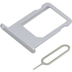 SIM Card Trays Mmobiel Sim Card Tray Slot Replacement for iPhone 6 Plus 5.5 Inch Silver