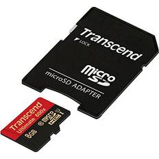 Memory Cards & USB Flash Drives Transcend TS8GUSDHC10U1 8GB MicroSDHC Class10 U1 MLC 600X