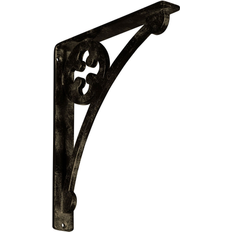 Corbels & Brackets Ekena Millwork 1 1/2 W x 10 D x 12 H Crawley Wrought Iron Bracket