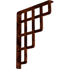 Corbels & Brackets Ekena Millwork 1 1/2 W x 12 D x 15 H Diane Wrought Iron Bracket
