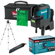 Makita SK106GDZ 12V CXT 4 Point Green Self Level Cross Line Laser Level + Tripod