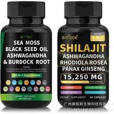 Gogerstar Thermal Seaweed And Sherata Capsule Combined With Seamoss And Shilajit Capsules