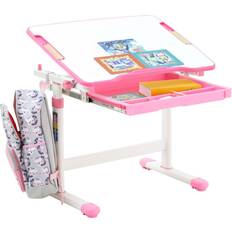 Schreibtische Caro Home Kinderschreibtisch Weiß Rosa