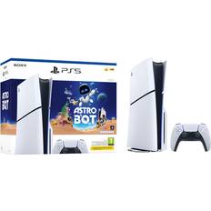 Playstation 5 slim edition Sony PlayStation 5 (PS5) Slim Standard Edition Astro Bot Bundle - White