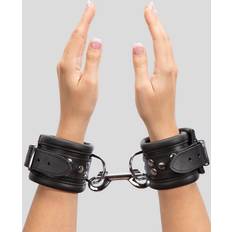 Sexleksaker MiniX Dominix Deluxe Heavy Leather Wrist Cuffs Black