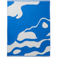 Åhléns Home Jacquardvävd Pläd MIRA 130x170 cm Filtar Plädar Blå Filt (170x130cm)