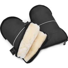 Sacos para pies Funda Piel Cordero Cochecito Bebé Gris