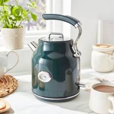 Dunelm Retro Kettle 1.7L 3KW Bottle Green