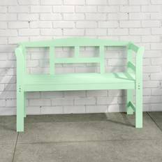 Green Garden Benches Zipcode Design Rockview Wooden 75cm H x 113cm W x 40cm D Garden Bench