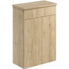 Orbit Aubrey Back to Wall WC Unit 500mm Wide Davos Oak