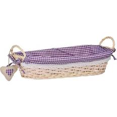 Premier Housewares Bread Baskets Premier Housewares Oblong Purple Bread Basket