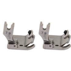 Sewing Machines Zeblaze 2 Pcs Universal Presser Foot T9 Strong Steel Easy Installation Multifunction Flat Sewing Machine