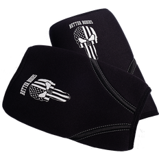 Better Bodies Skull Neoprene Knee Sleeve Black