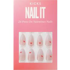 Press On Nails Valentines Hearts