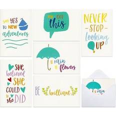Juvale Motivational Cards with Envelopes 10 x 15 cm