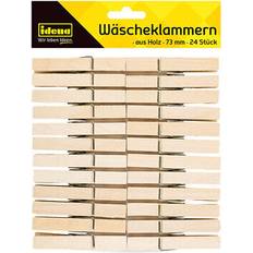 Wäscheklammern Idena Wäscheklammern Aus Holz - Braun